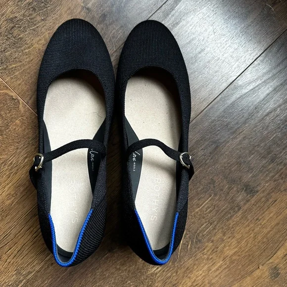 Rothy's the Mary Jane Heel Black - Picture 3 of 8